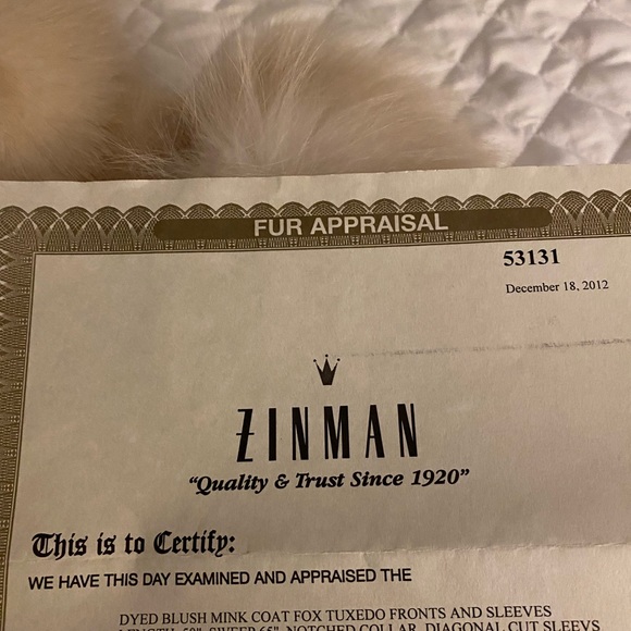 Silver Fox mink Christian Dior full length fur coat - Picture 5 of 6